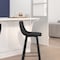 Flash Furniture 24" Black LeatherSoft Counter Stools, PK 2 CH-212069-24-BK-GG - alternate 4